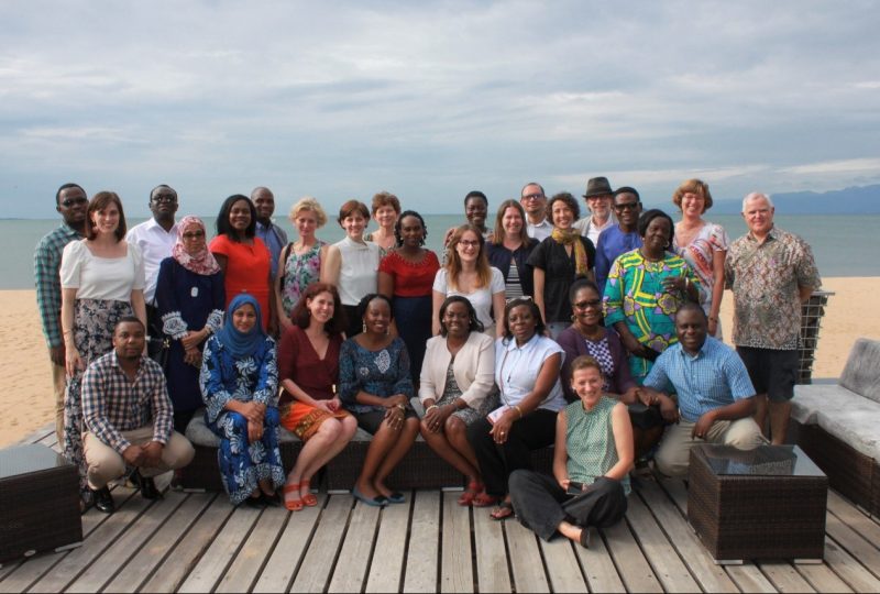 Meeting participants at the kick-off meeting in Malawi standing together for a group picture.